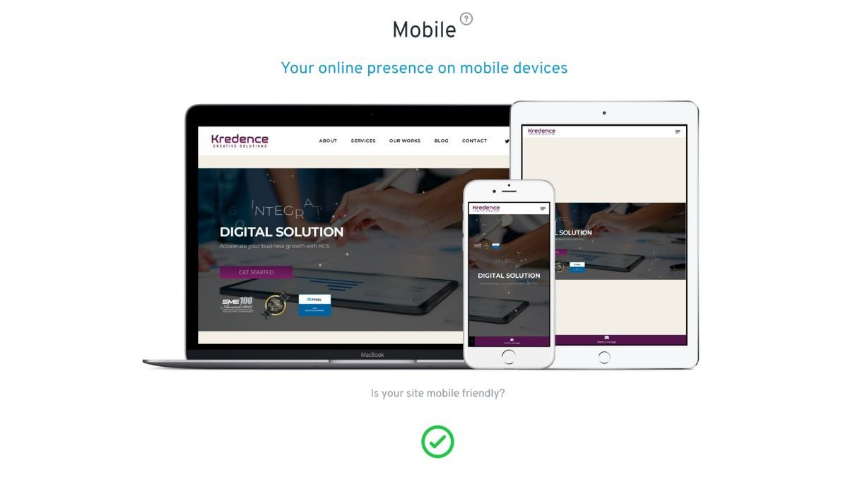 KCS website website responsiveness test