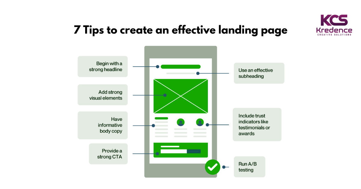 7 tips to create an effective landing page