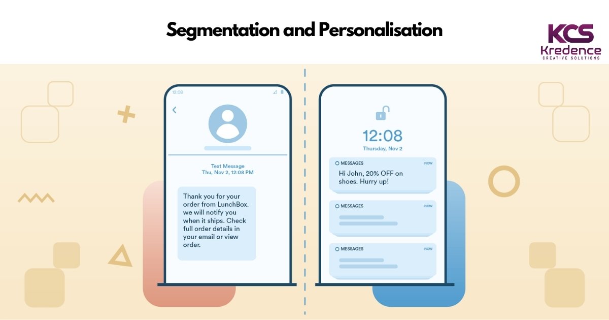 sending personalised sms messages